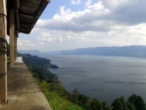The largest volcanic lake in the world - Danau Toba - Located in the caldera of a supervolcano.. 